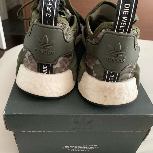 Adidas original NMD R1 Boost camo sneakers 8 - Picture 2 of 6